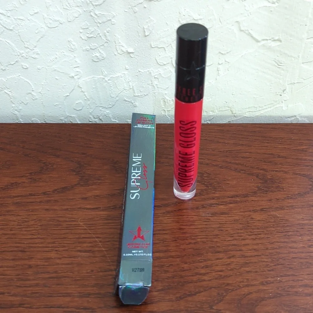 Jeffree Star Cosmetics Supreme Lip Gloss in Peachy Orange Red